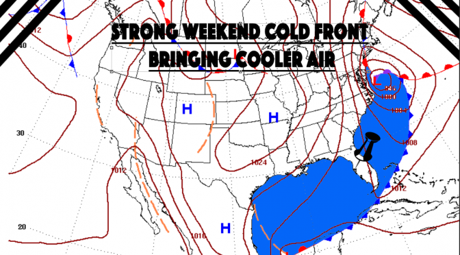 Strong Cold Front This Weekend 10.08.16