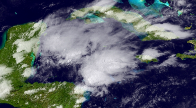 Caribbean Low Headed for the Gulf of Mexico