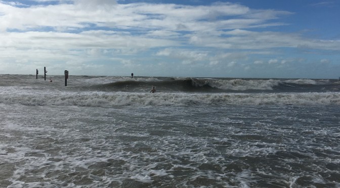 Hurricane Irma Surf Report: South Clearwater Beach, Monday, 4:30pm