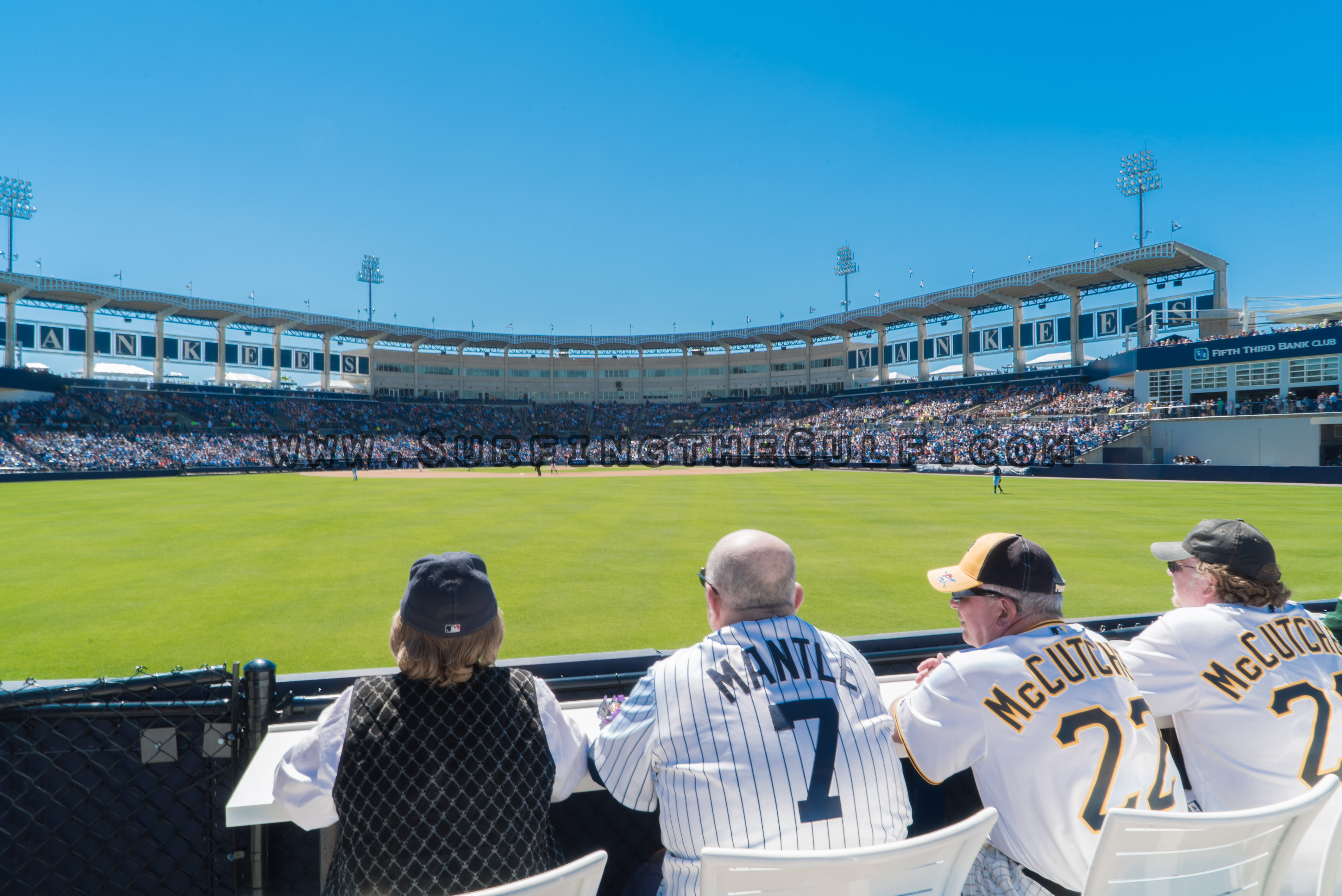 Yankees Spring Training At Steinbrenner Field Against The