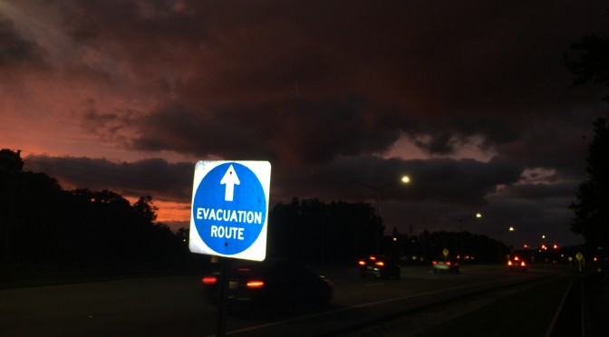 Hurricane Ian Pre-storm Evacuation Route