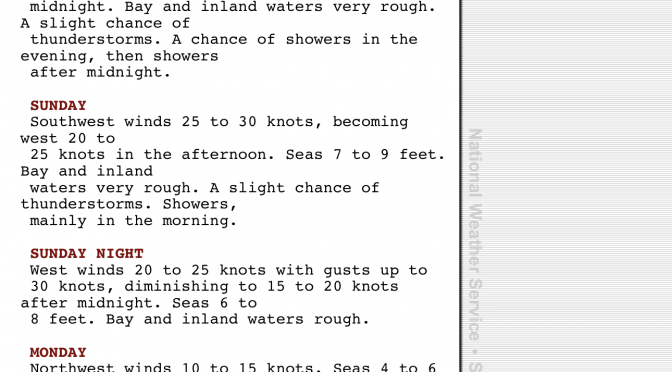 7-9 Foot Swells In May