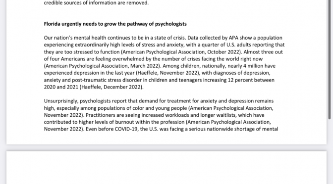 Pinellas County Schools Are Removing AP Psychology Courses in Response To State Law