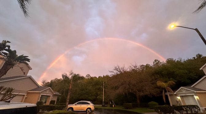 A Nice Rainbow Tonight