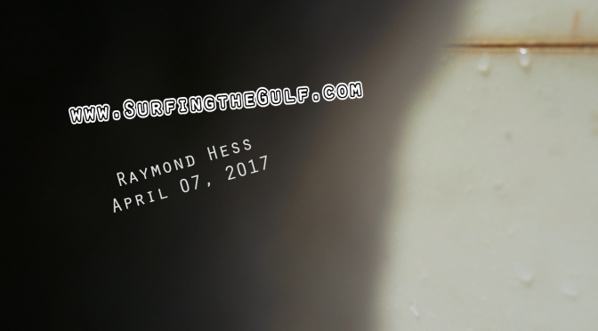 From April 07, 2017 – Raymond Hess Video