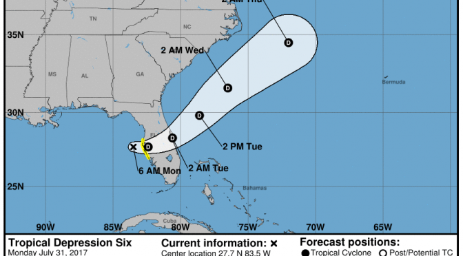 Weather Forecast: Tropical Storm Emily