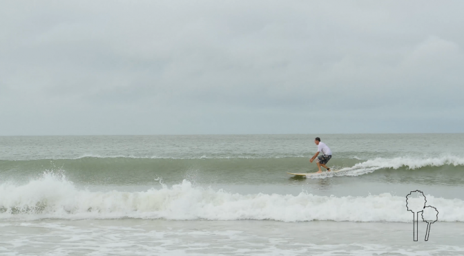 Surfing Tropical Storm Emily Video