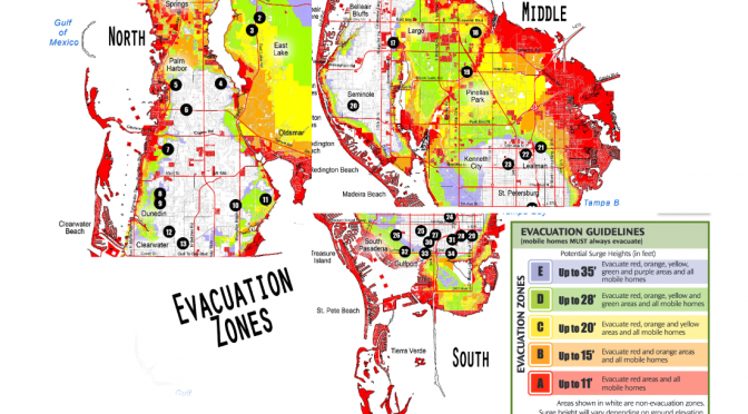 Hurricane Irma Evacuations: Pinellas County Level A & B Mandatory Evacuations Tomorrow Morning