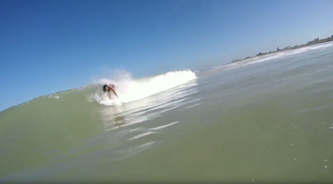 Surfing North Clearwater Beach with Caio Adams