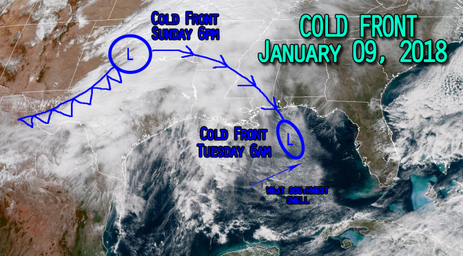 Weather Forecast: Another low pressure is dropping into the gulf.