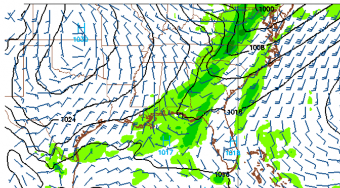 Latest Model Run Shows A Chance of Surf This Wednesday, Thursday