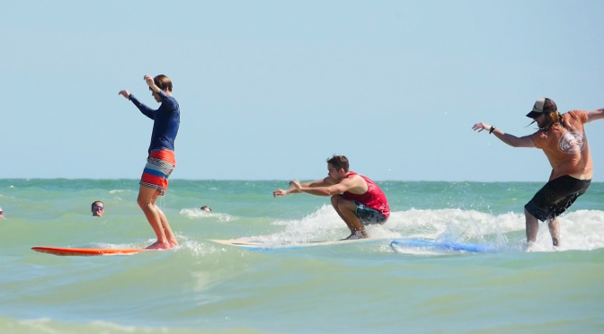 Surfing and Skimboarding in Late May of 2020